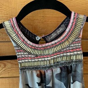 Charlie Jade Maxi Dress with beading detail